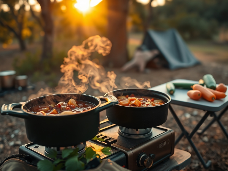 Camp kitchen recipes: easy meals for Australian trips